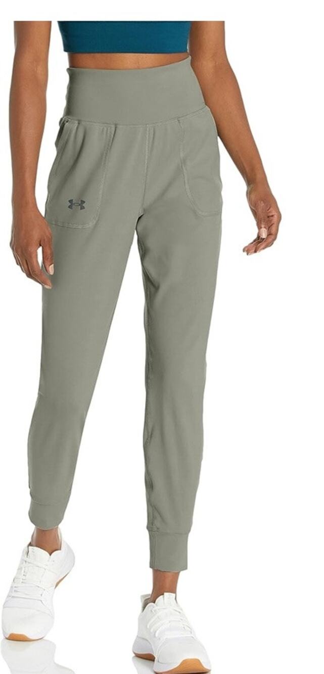 Under Armour Motion Joggers Women's Small Sage Green Athletic Sweatpants